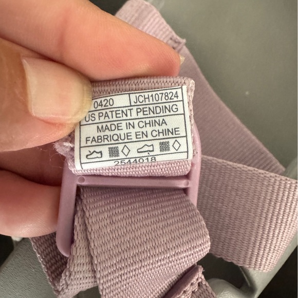 Chaco Women’s Performance Sandals Size 5 - Lightweight EVA Sole - Pink Gray - Picture 11 of 12